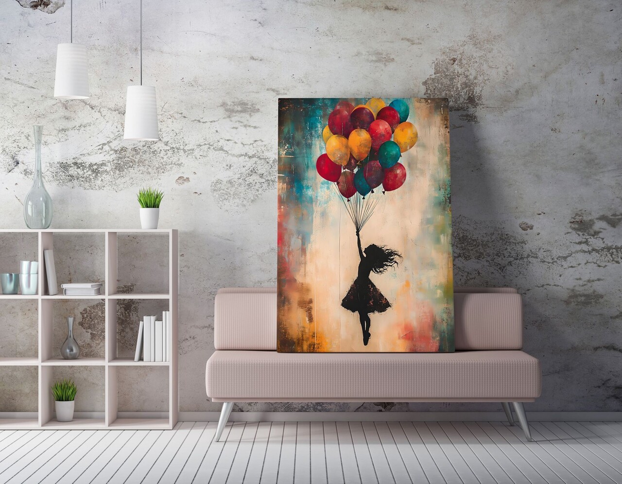 Tablou decorativ, WY455 (70 x 100), Canvas imprimat, Multicolor - view 2