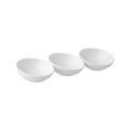 Set 3 boluri Salsa, Ambition, Ø7.5 cm, 130 ml, portelan, alb