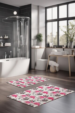 Set covorase de baie, Cartwright, CT-5336, Poliester, Multicolor