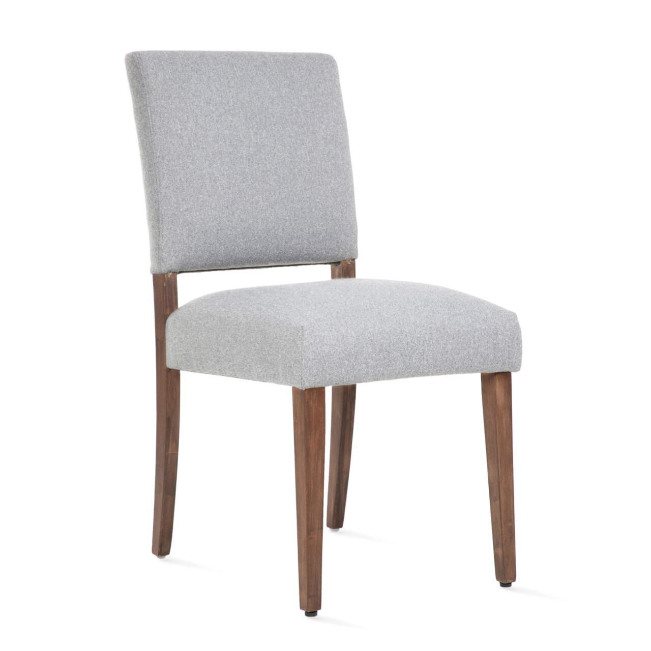 Set 2 scaune Avalora, Homla, 46x61x93 cm, lemn/poliester, gri/maro - 2 | YEO