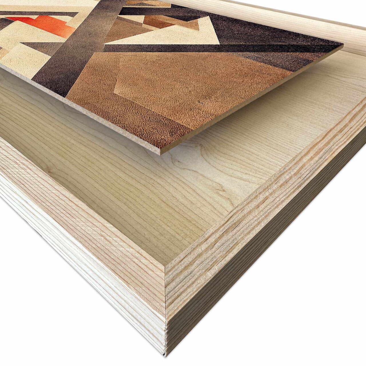 Tablou decorativ, Ahsakca, Fundal: 100% MDF de arțar (grosime: 2,7 mm) Vopsea: 100% MDF (grosime: 5 mm), Multicolor - view 5