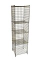 Corp biblioteca, Puqa Design, Elvis, 137.5x37x35 cm, Metal, Negru