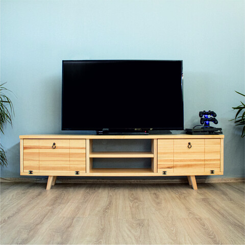 Comoda tv, dekzy, helsinki, 180x45x30 cm, natural