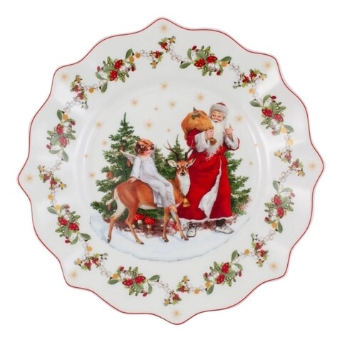 Farfurie, Villeroy & Boch, The Annual Christmas Edition, 24 cm, 330 ml, portelan premium