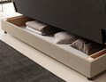 Canapea extensibila 3 locuri ELTAP, Clareta, 197x95x96 cm, lemn/poliester, bej