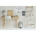 Cos de gunoi cu pedala, Brabantia, NewIcon Brilliant Steel, 12 L, 33.8x25.1x41.1 cm, otel, argintiu