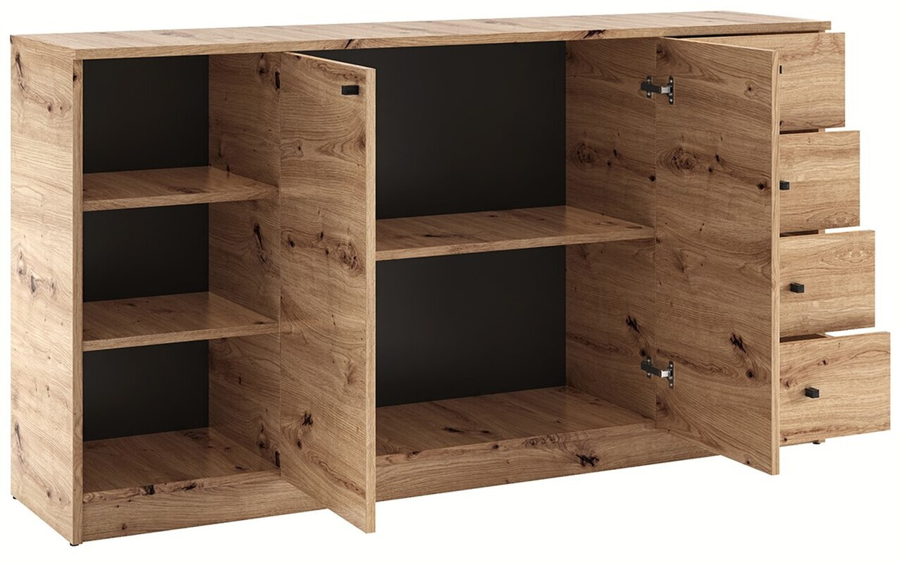Comoda ADRK, Evi II, 160x40x87 cm, PAL laminat, artisan — imaginea 3