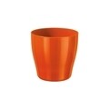 Ghiveci Living, 35 cm Ø, 23.42 L, plastic, portocaliu