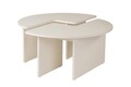 Masuta de cafea, Nordure, Moira, 90x41 cm, PAL, Alb