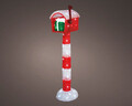 Decoratiune luminoasa de exterior Mailbox, Lumineo, 26x29x96 cm, 60 LED-uri, multicolor
