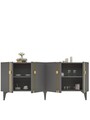 Consola, Olivia, Bahar KB150, 150x80x35 cm, PAL, Antracit
