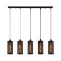 Lustra, Alby, 525NOR1453, Metal, Negru/Bronz
