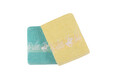 Set prosoape de maini 2 piese, Beverly Hills Polo Club, 409, Bumbac, Albastru Petrol/Galben