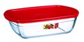 Vas de copt termorezistent cu capac Cook&Store, Ocuisine, 2.6 L, sticla