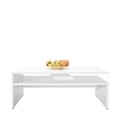 Masuta de cafea, Adore, Shp-645-Dd-1, 110x42x65 cm, PAL, Alb diamant