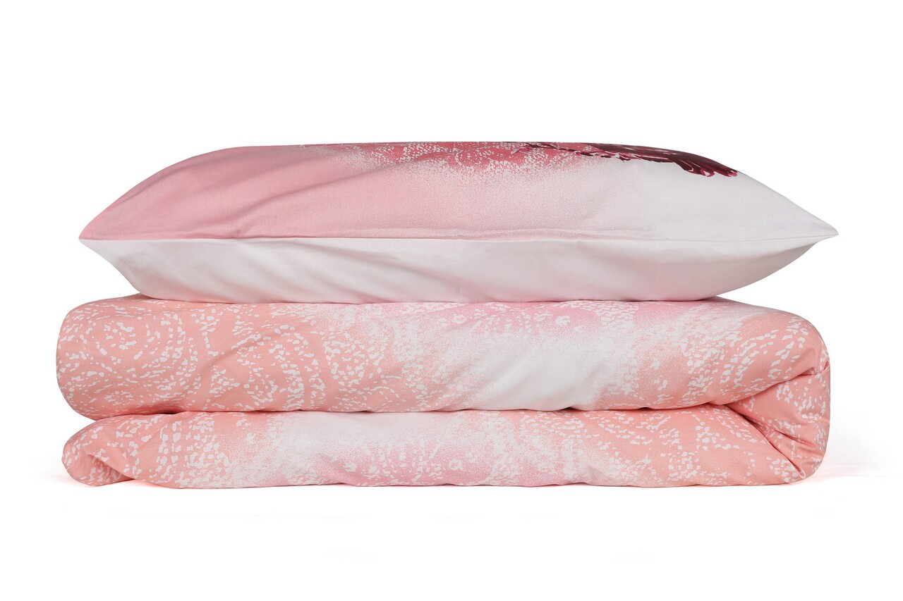 Lenjerie de pat pentru o persoana, Pearl Home, 172PRL08451, 2 piese, bumbac ranforce, multicolor