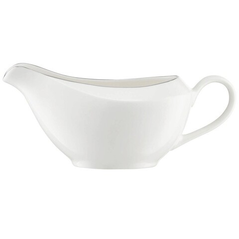 Sosiera aura silver, ambition, 400 ml, portelan new bone china, alb