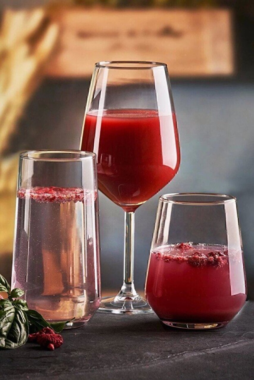 Set pahare Hermia 896PBH1440 Dimensiune: 425 ml (6 bucăți) Transparent