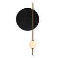 Aplica de perete, Lightric, 414LRC1118, Negru