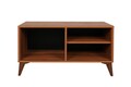 Comoda TV Zisino Walnut, Kalune Design, 100x35x54 cm, maro