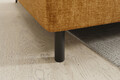 Coltar extensibil stanga 3 locuri ELTAP, LT-45MAN, Barea, 208x160x100 cm, lemn/poliester, mustar