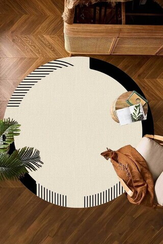 Covor, CLR-7219-270, 140x140 cm, Poliester, Antracit