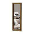 Oglinda decorativa, Siam, Smooth, 40x105x3 cm, MDF , Auriu