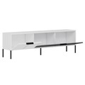 Comoda TV, Odessa, Noah, 150x45x30 cm, Alb / Antracit