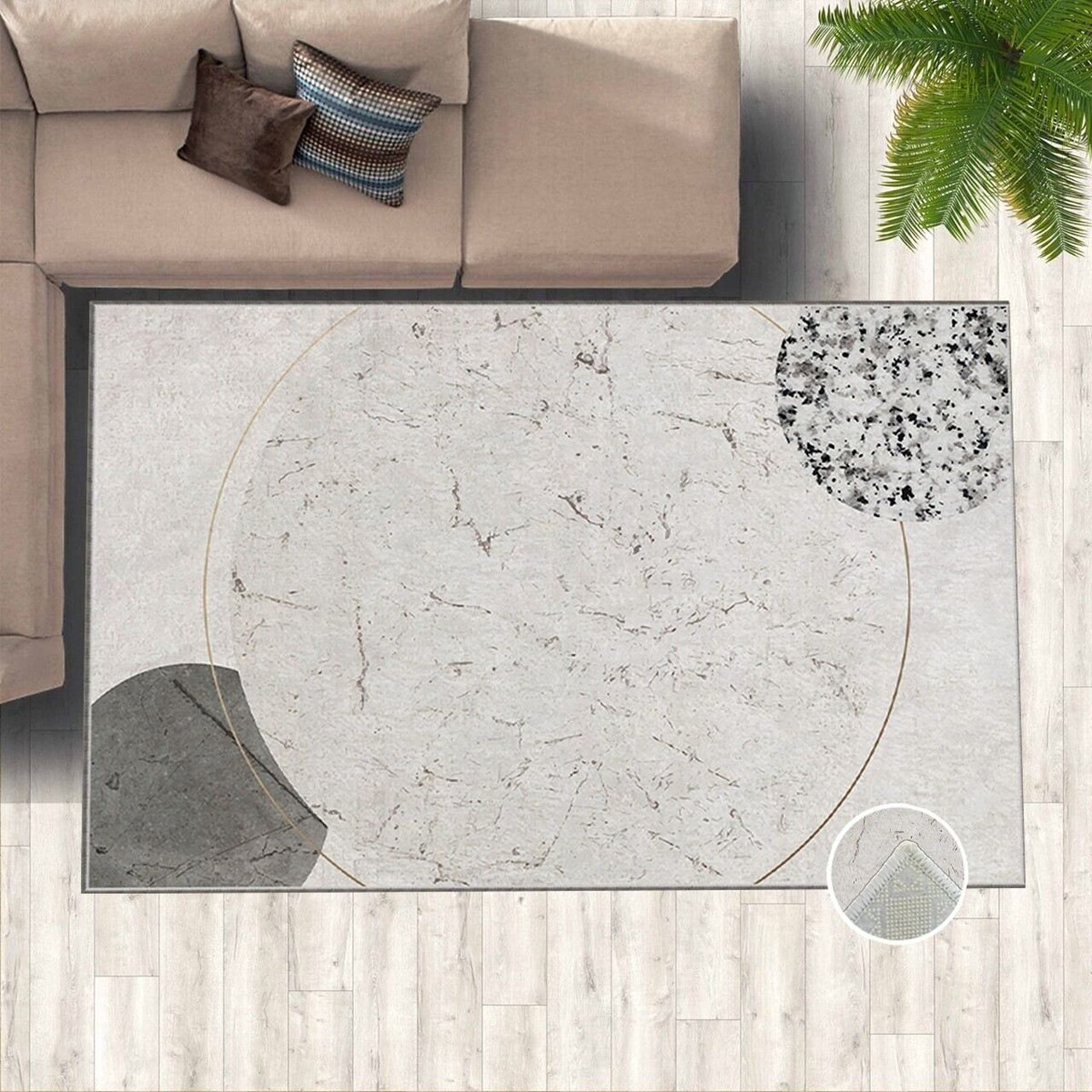 Covor, HM-CRP25-5, 100x140 cm, Poliester, Multicolor — imaginea 4