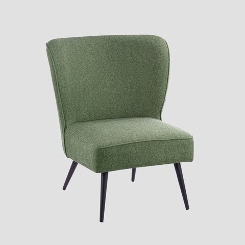 Fotoliu Abrazo, Homla, 75.5x71x86 cm, metal/poliester, verde