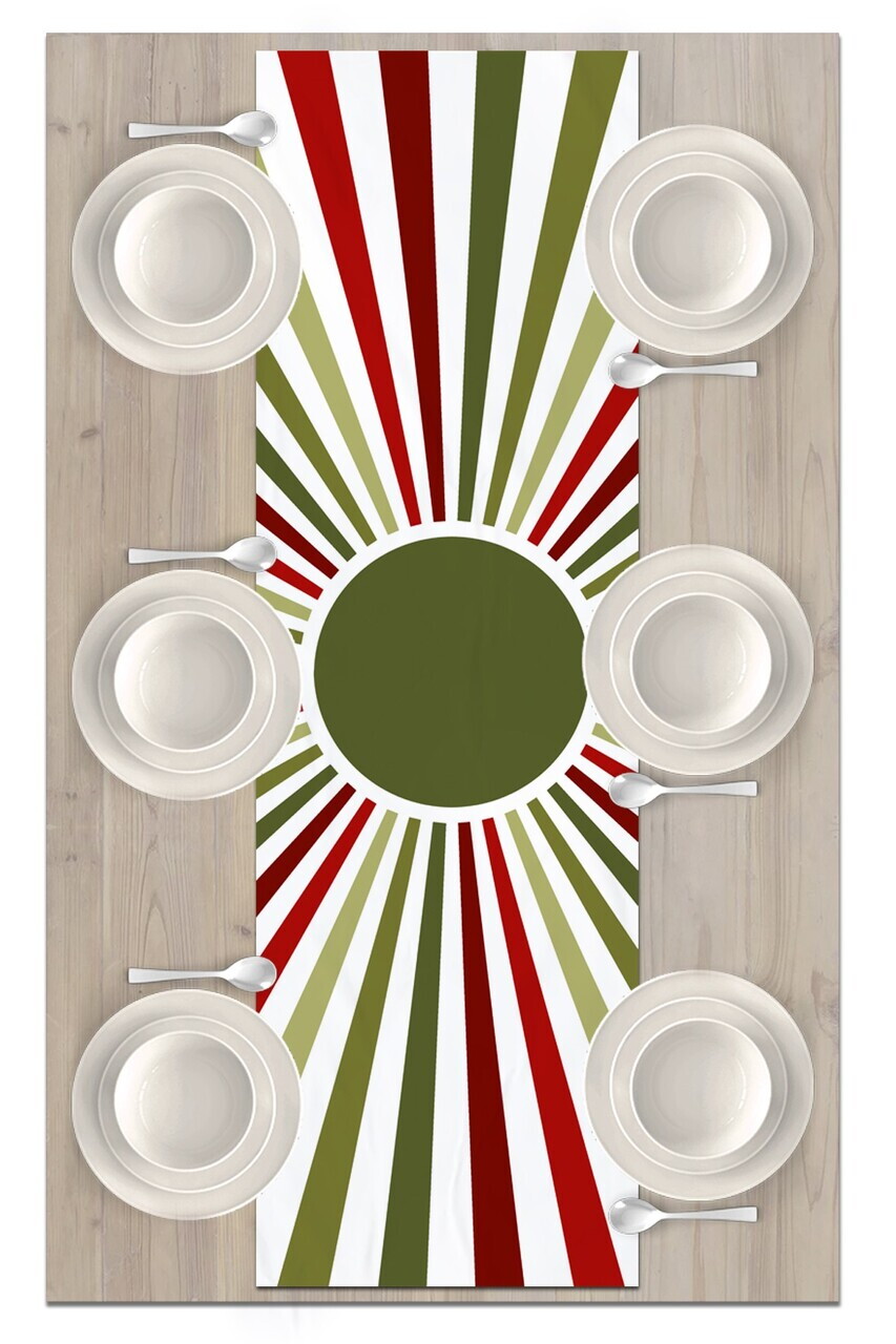 Traversa de masa, Artrunmin-167, 40x135 cm, Poliester, Multicolor — imaginea 2