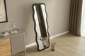Oglinda decorativa, Siam, Aror, 50x160x2.2 cm, MDF , Negru