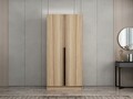 Dulap pentru haine, Minerva, Kale Plus Oak, 90x210x52 cm, PAL, Stejar