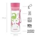 Sticla plastic Aveo, Aladdin, 350 ml, roz