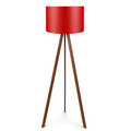 Lampadar, Insignio, 780SGN2464, 70% MDF/30% PVC, Rosu maro
