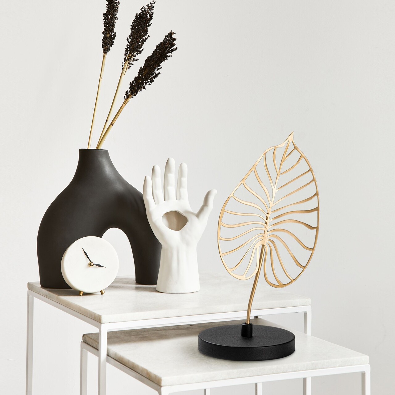 Decoratiune, Dm-009, 30x14x13 cm, Aur/Negru - view 2