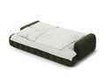 Canapea extensibila 4 locuri, Linz, Cosmopolitan Design, 250x100x84 cm, catifea, verde