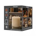 Lumanare cu LED, Beper, 15x18 cm, alb
