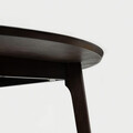 Masa Malti, Homla, 100x75 cm, MDF/lemn, maro inchis
