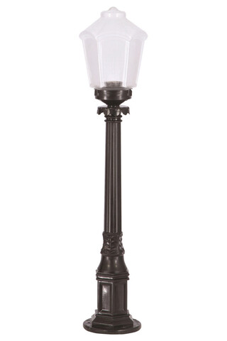 Lampadar de exterior, Avonni, 685AVN1297, Plastic ABS, Negru
