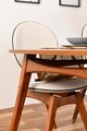 Set Masa si Scaune, Vow Chair, Touch (2S-1B), Lemn de carpen, Maro/Crem