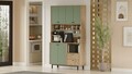 Dulap multifunctional, Locelso, RE7-SY, Stejar / Verde