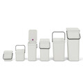 Cos de gunoi, Brabantia, Sort&Go, 40 L, 34.5x26.8x62 cm, polipropilena, gri deschis