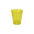 Ghiveci orhidee Vulcano 13 cm, galben transparent