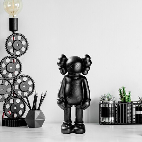 Decoratiune, Yak-051-C, Poliester, Negru