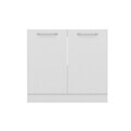 Dulap pentru bucatarie, Hanah Home, Minar, 90x87x58 cm, Alb