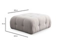 Coltar, Atelier del Sofa, 560ARE4144, Lemn de fag / PAL, Alb