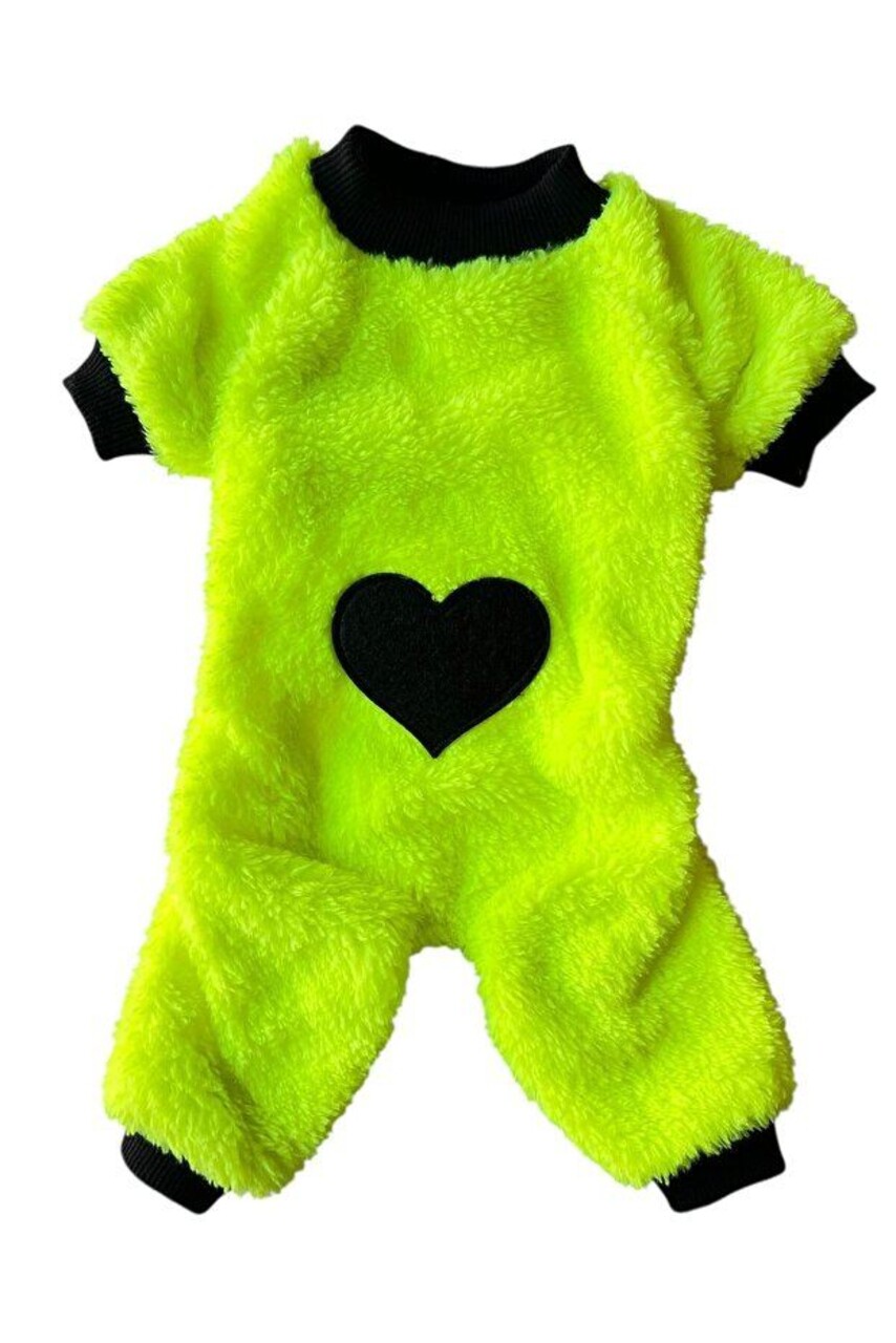 Hanorac pentru câini, Paws &amp; Whiskers, Neongreenjumpsuit, Verde - view 2