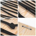 Decoratiune de perete, Horizon, Cadru: Lemn (Grosime: 2 cm), Natural/Negru