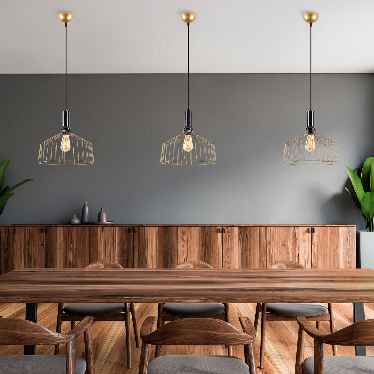 Lustra, Fulgor, 942FLG1425, Metal, Auriu - 1 | YEO